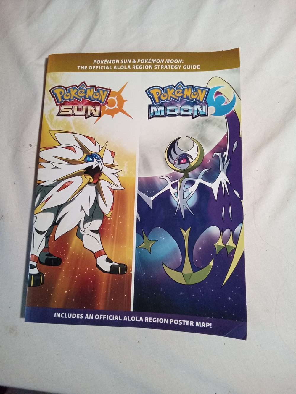 Pokemon Sun & Moon Strategy Guide - With Map Attached.